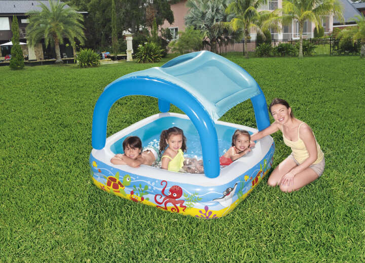 Bestway Planschbecken Beach Buddy™ mit Sonnenschutzdach